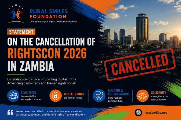 Statement on the Cancellation of RightsCon 2026 in Zambia