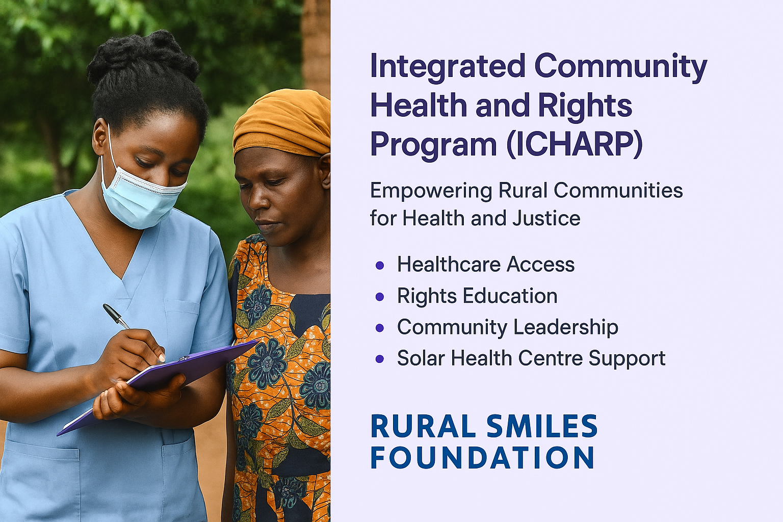 Integrated Community Health and Rights Program (ICHARP): Empowering Rural Communities for Health and Justice